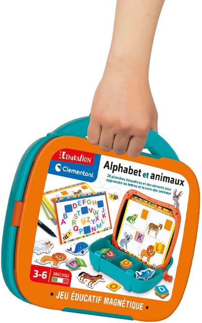 Clementoni Magnetische letter- en dierkoffer
