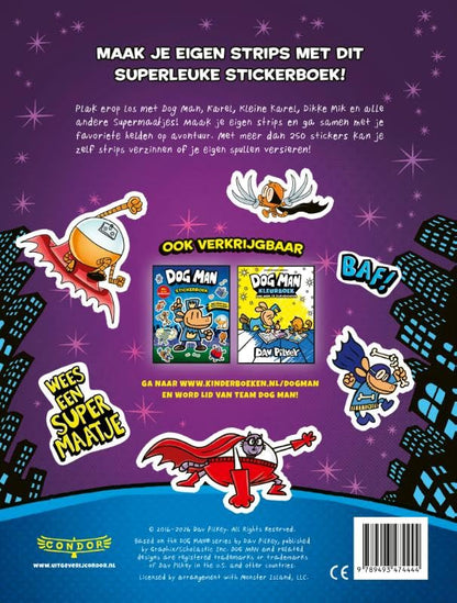 Dog Man Supermaatjes Stickerboek