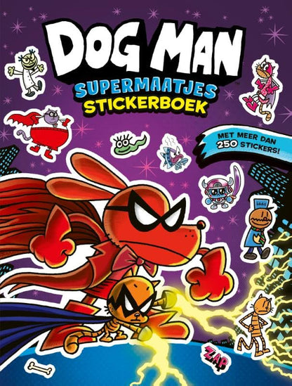 Dog Man Supermaatjes Stickerboek