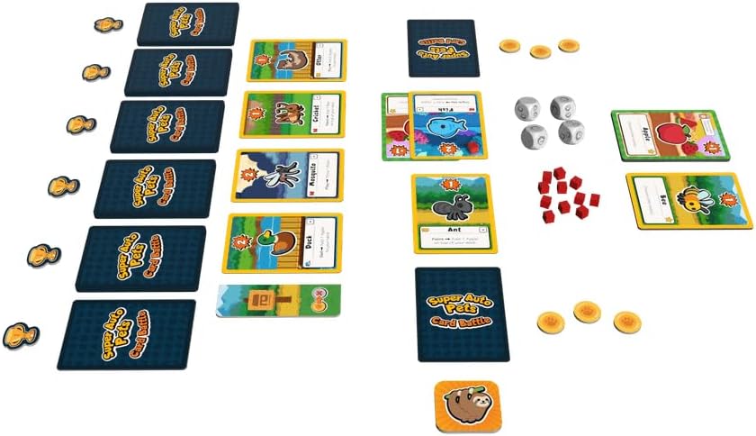 Super Auto Pets Card Battle Classic Pack by Plaid Hat Games | Ages 9+ | Fast-Paced 2 Player Strategy Card Game | Cute Animal Characters, Unique Abilities, Family Friendly Tabletop Game
