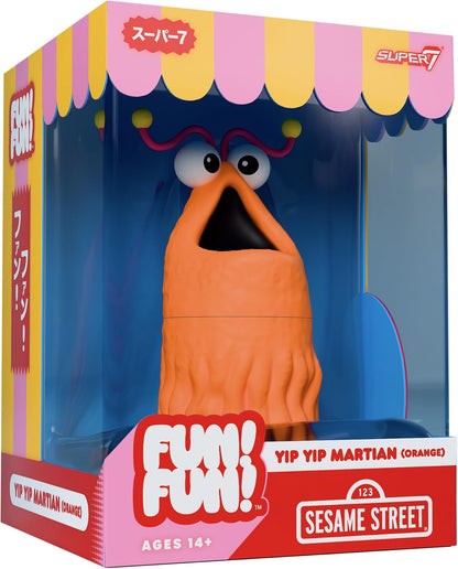 Sesame Street Fun! Fun! Vinyl Figure Yip Yip Martian (Orange) 18 Cm
