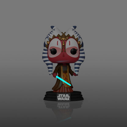 Funko POP! Star Wars: Clone Wars - Shaak Ti - Glow in the Dark - Sammelbare Vinylfigur - Geschenkidee - Offizielles Merchandise - Spielzeug für Kinder & Erwachsene - Modellfigur für Sammler