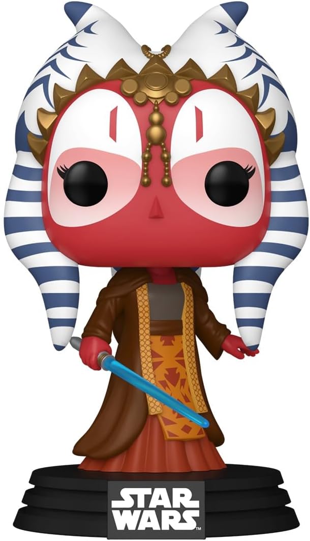 Funko POP! Star Wars: Clone Wars - Shaak Ti - Glow in the Dark - Sammelbare Vinylfigur - Geschenkidee - Offizielles Merchandise - Spielzeug für Kinder & Erwachsene - Modellfigur für Sammler