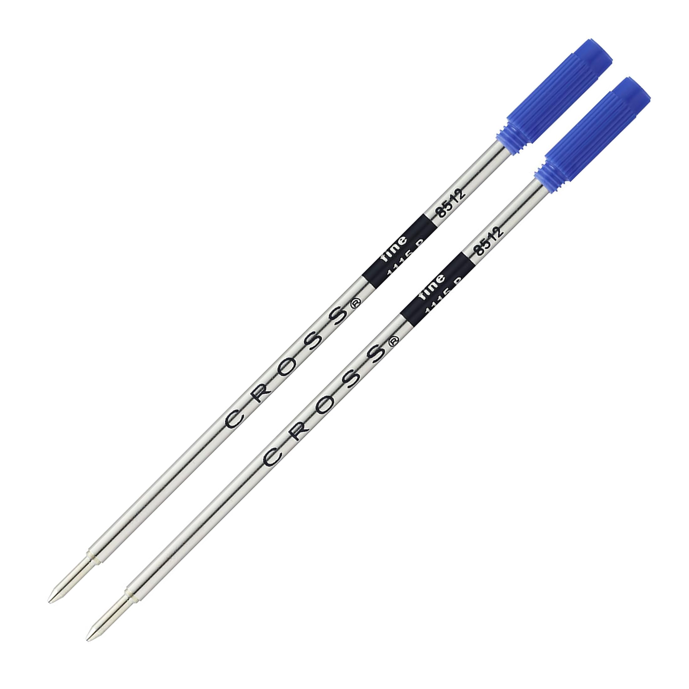 Cross Ballpoint Pen Refill, Pack of 2, Fine, Blue