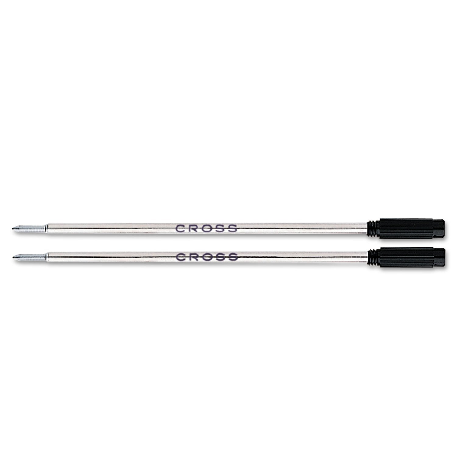 Cross Ballpoint Refill, Medium Black, 2 per card, (8513-2