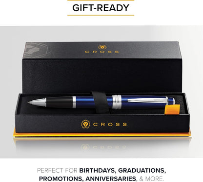Cross Bailey Blue Lacquer Rollerballl Pen (AT0455-12)
