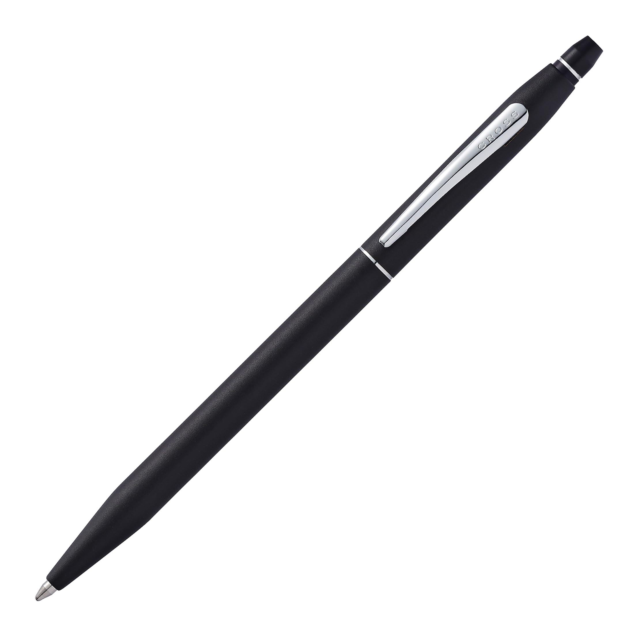 CROSS Click Classic Black Lacquer Ballpoint Pen incl. Premium Gift Box – Refillable Medium Ballpen