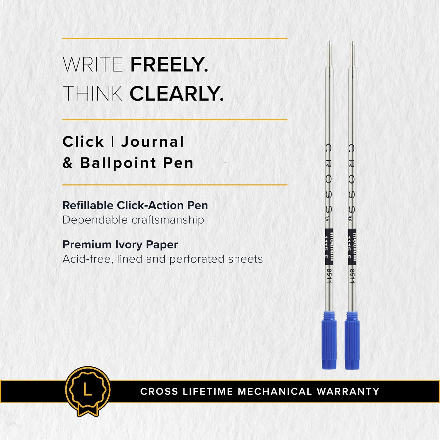 Cross AT0622-121/2 Century Ballpoint Pen with Diary Medium Gift Set