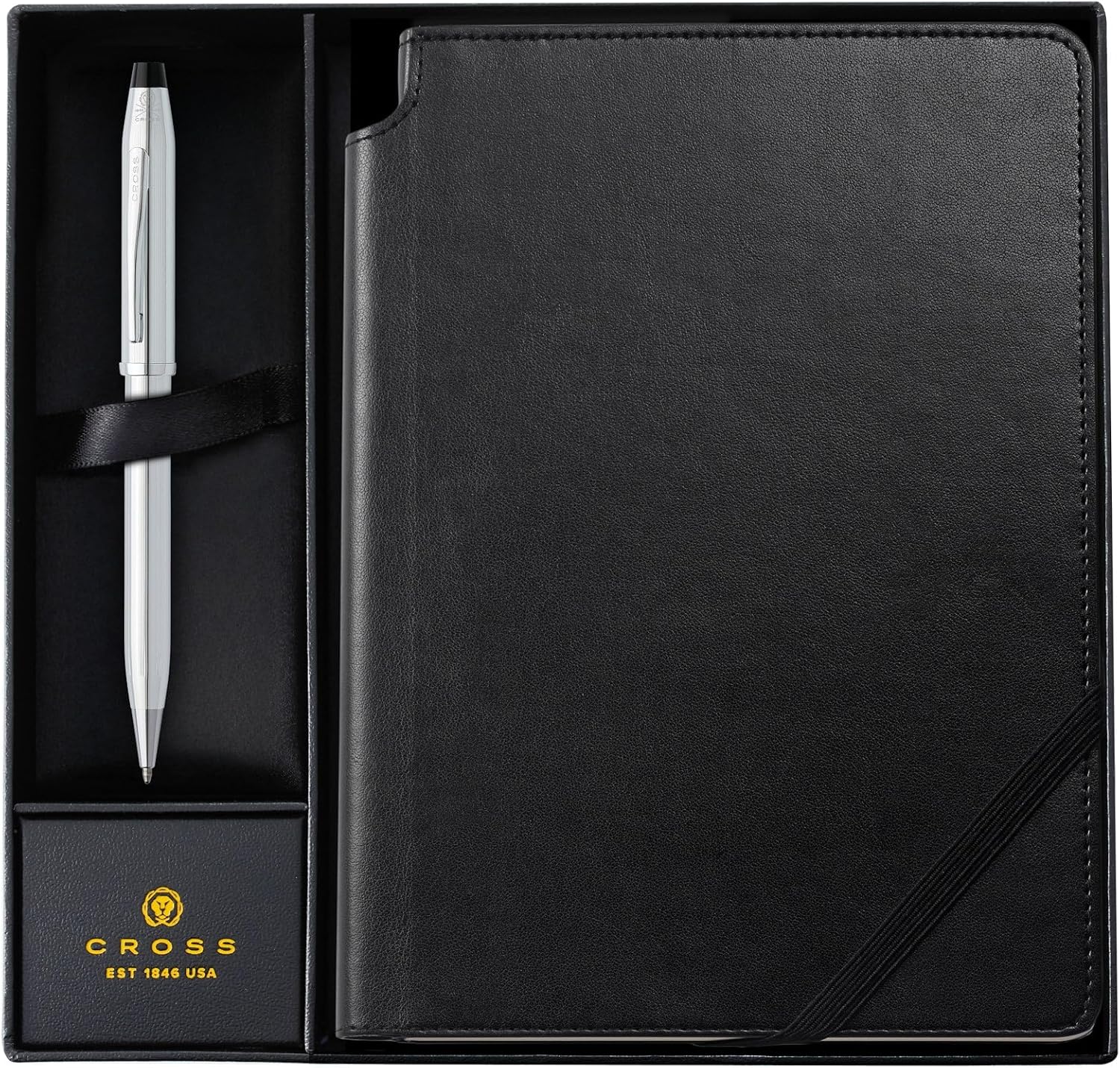 Cross Ballpoint Pen Oil Based Gift Set Century 2 3502WG/1M Chrome with Notebook Genuine Imported