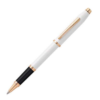 CROSS Century II Pearlescent White Lacquer Rollerball Pen with Rose-Gold Tone Appointments