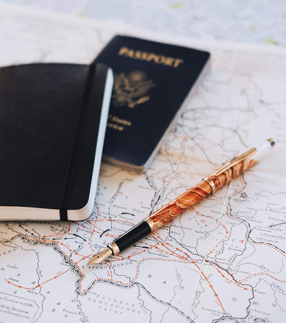 Cross Wanderlust Antelope Canyon - Fountain Pen with Medium Nib incl. Premium Gift Box - Refillable Cartridge Pen