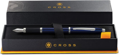 CROSS Century II Translucent Cobalt Blue Lacquer - Fine Nib Fountain Pen