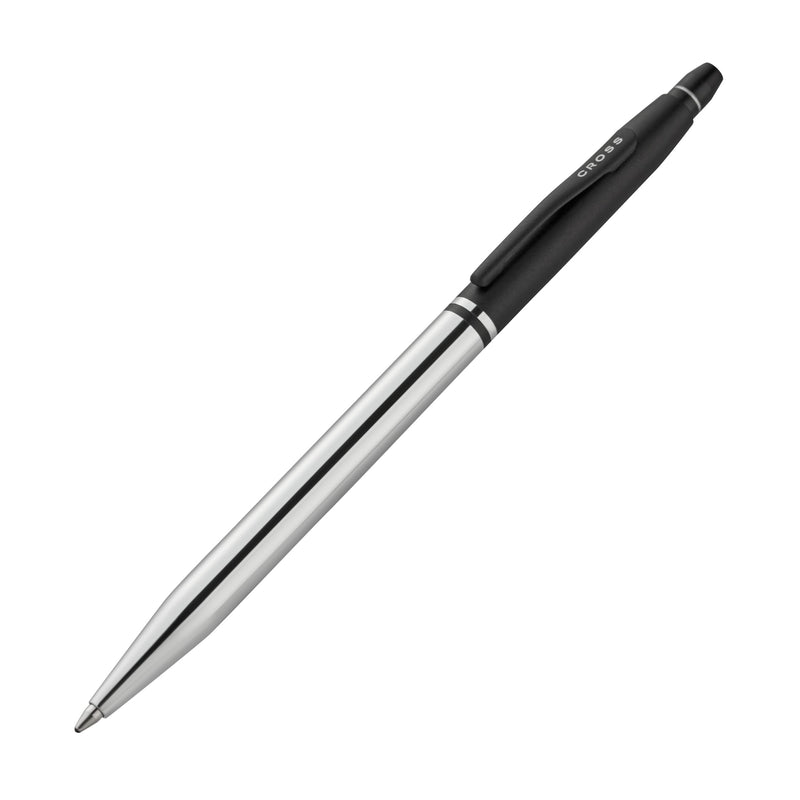 Cross Click Tuxedo Chrome with Black Appointments Ballpoint Pen