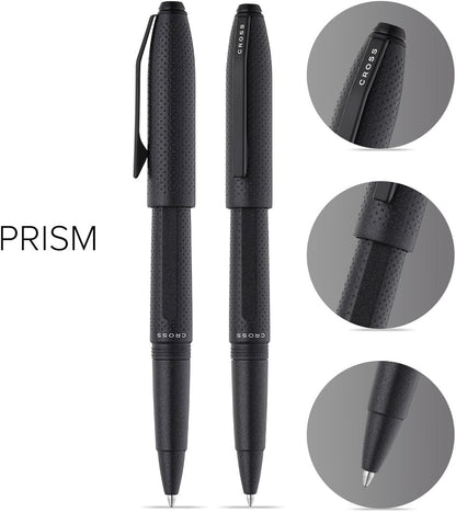 Cross Prism Obsidian Black Resin with Polished Black Appointments Rollerball Pen