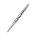 Cross ATX Cherry Blossom Polished Chrome with Polished Chrome Trim Fountain Pen - Medium Nib