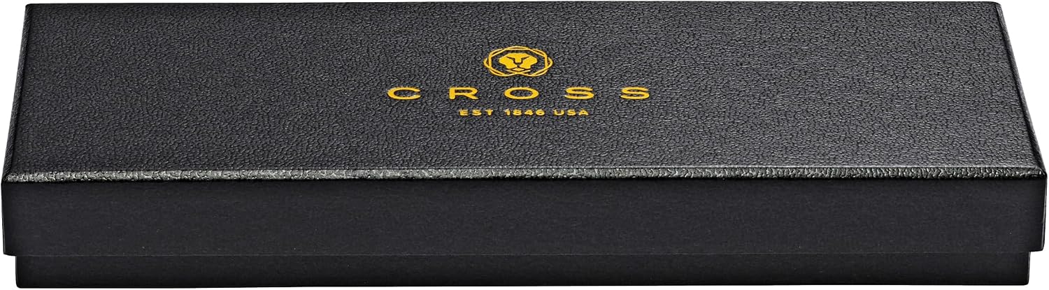 Cross Foundry Matte Black Lacquer with PVD Black Appointments Rollerball Pen