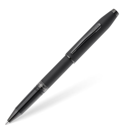 Cross Foundry Matte Black Lacquer with PVD Black Appointments Rollerball Pen
