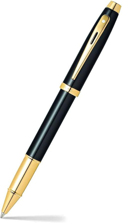 Sheaffer Gift Pack | Set of Ballpoint Pen + Rollerball Pen | 100 E9322 Glossy Black with Gold Tone