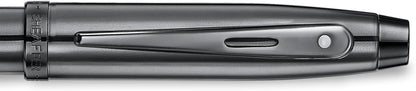 Sheaffer 100 x Rollerball Pens | E9375 Ionic Glossy Grey with PVD Edges | Premium Rollerball Pen