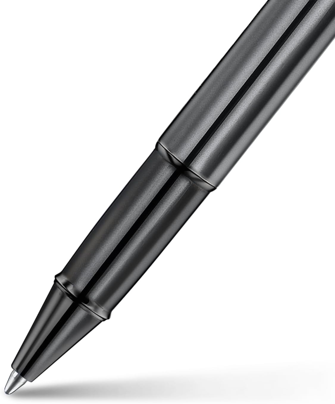 Sheaffer 100 x Rollerball Pens | E9375 Ionic Glossy Grey with PVD Edges | Premium Rollerball Pen