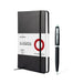 Sheaffer Gift Set 100 | G9317 Matte Black with Chrome Trim Ballpoint Pen with Medium Notebook | Premium Gift Set