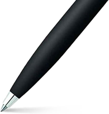 Sheaffer Gift Set 100 | G9317 Matte Black with Chrome Trim Ballpoint Pen with Medium Notebook | Premium Gift Set