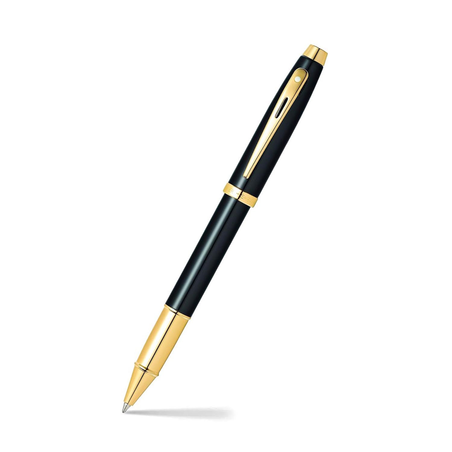 Sheaffer 100 E9322 Glossy Black With Gold Tone Trims Rollerball Pen