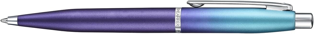 Sheaffer Expressions VFM 9430 Ballpoint Pen, Blue and Purple Pearlised Gradient with Chrome-Plated Trims