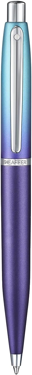 Sheaffer Expressions VFM 9430 Ballpoint Pen, Blue and Purple Pearlised Gradient with Chrome-Plated Trims