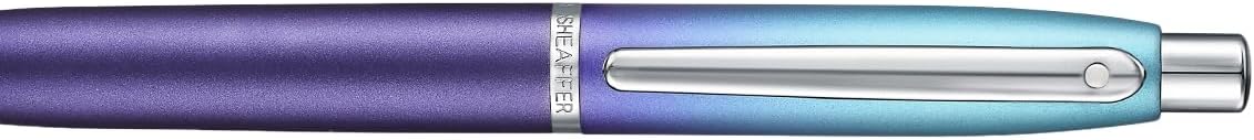 Sheaffer Expressions VFM 9430 Ballpoint Pen, Blue and Purple Pearlised Gradient with Chrome-Plated Trims