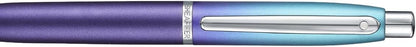 Sheaffer Expressions VFM 9430 Ballpoint Pen, Blue and Purple Pearlised Gradient with Chrome-Plated Trims