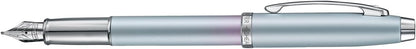 Sheaffer Expressions Blue and Pink Pearlescent Gradient Fountain Pen 100 Fine Nib