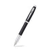 Sheaffer 100 - Refillable Fountain Pen, Medium Nib, Glossy Black Lacquer Finish, Polished Chrome Plated Trim
