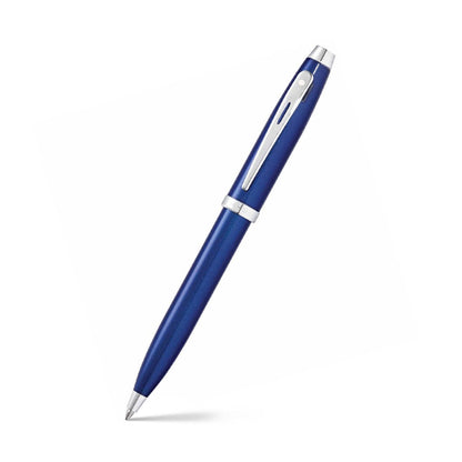 Sheaffer 100 - Refillable rollerball pen, glossy black lacquer, plated chrome trim