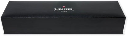 Sheaffer VFM Nickel Plate Trim Fountain Ballpoint Kit - Neon Blue