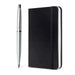 Sheaffer Gift Set VFM 9400 Strobe Silver Ballpoint Pen with Small Notebook and Chrome Trims