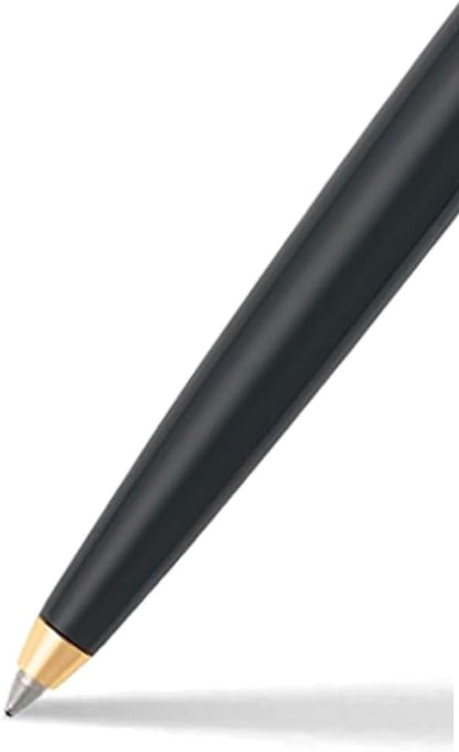 Sheaffer Sagaris Gold Tone Trim Ballpoint Pen - Gloss Black