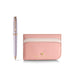 Sheaffer Emily in Paris Prelude Mini 9810 Ballpoint Pen, Pastel Pink with PVD Rose Gold Trims, Heart Emblem and Crystal (Ballpoint Pen and Full-Grain Leather Credit Card Holder