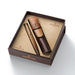 Sheaffer VFM G9428 Coffee Edition Rollerball Pen with Leather Single Pen Pouch Gift Set
