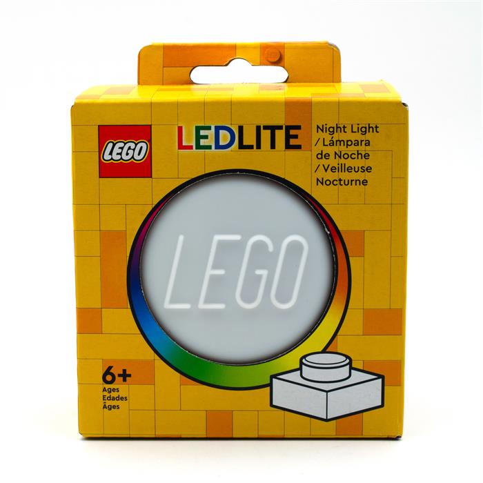 LEGO Iconic 1x1 Plate Silicone Night Light - White
