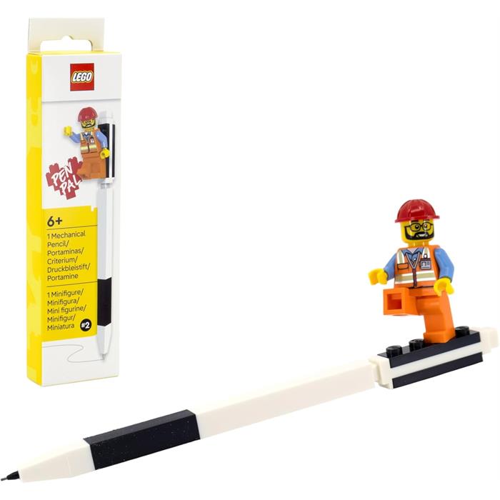LEGO Pen Pal with Minifigure Mechanical Pencil Black
