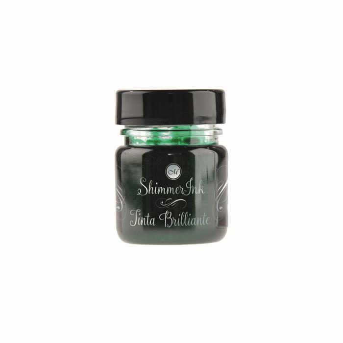 Manuscript Shimmer Ink 25ml - Woodland Mist
