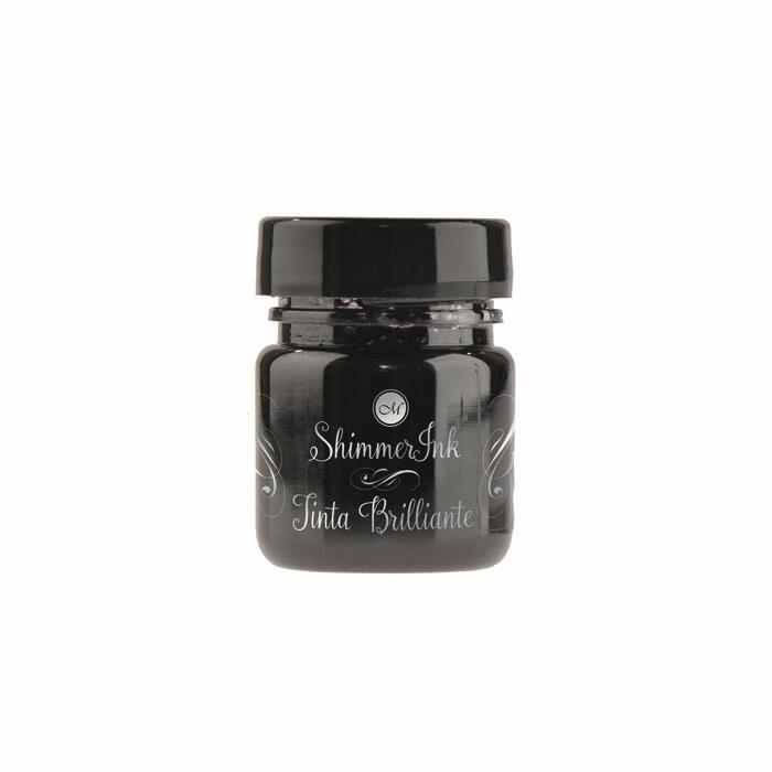 Manuscript Shimmer Ink 25ml - Black Ice