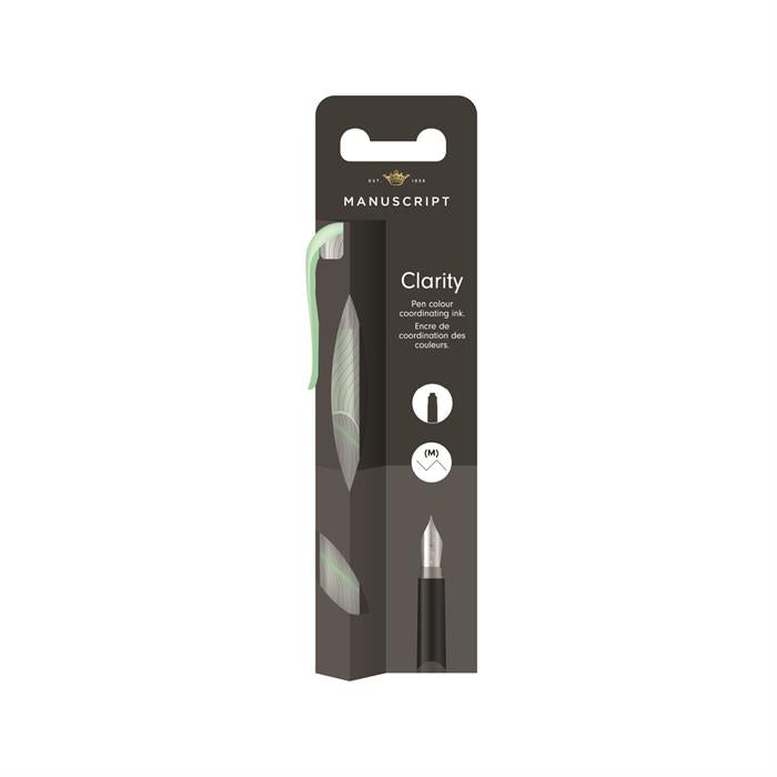 Manuscript Clarity Fountain Pen - Green