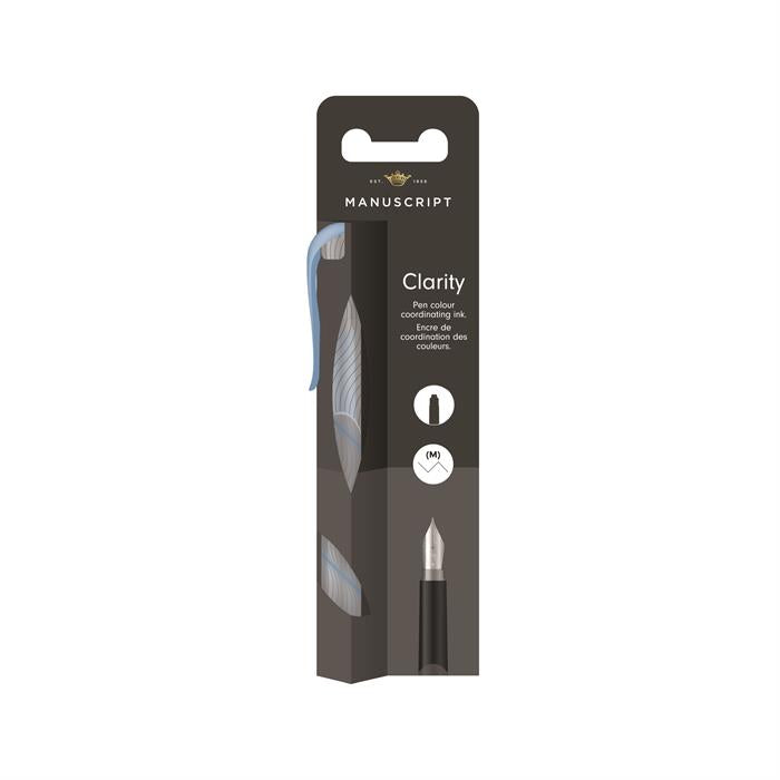 Manuscript Clarity Fountain Pen - Blue
