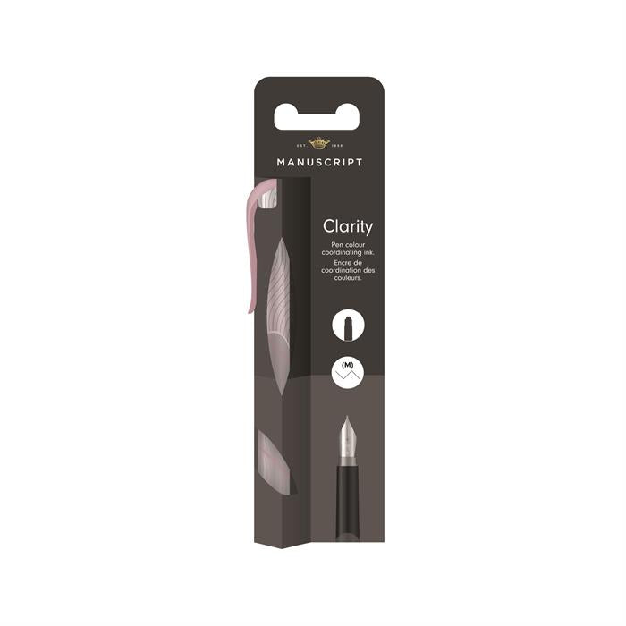 Manuscript Clarity Fountain Pen - Pink