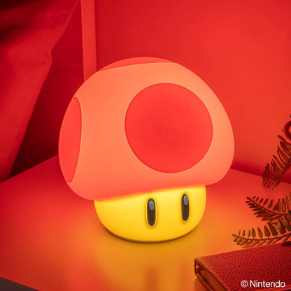 Nintendo: Paladone - Super Mario Mushroom Squishyglo Light Rechargeable (Lampada