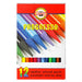 Koh I Noor set of PROGRESSO woodless coloured pencils 8756 - pack of 12 pencils