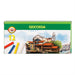 Koh I Noor set of GIOCONDA school hard chalks - 7x7mm x 75mm - 8112 - pack of 12 pastels