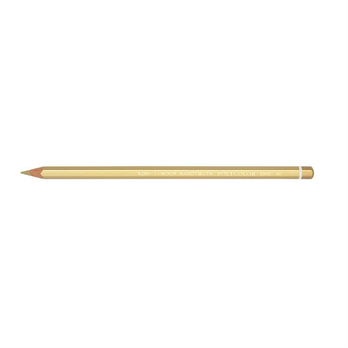 Koh I Noor POLYCOLOR artists' coloured pencil 3800 standard gold - pack of 12 pencils